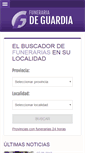 Mobile Screenshot of funerariadeguardia.com